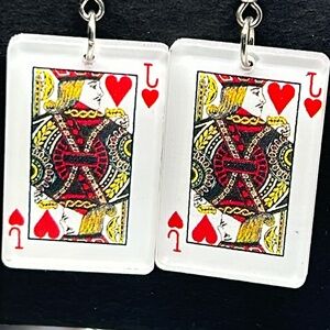 Jokers 🃏 Decs and off cards earrings